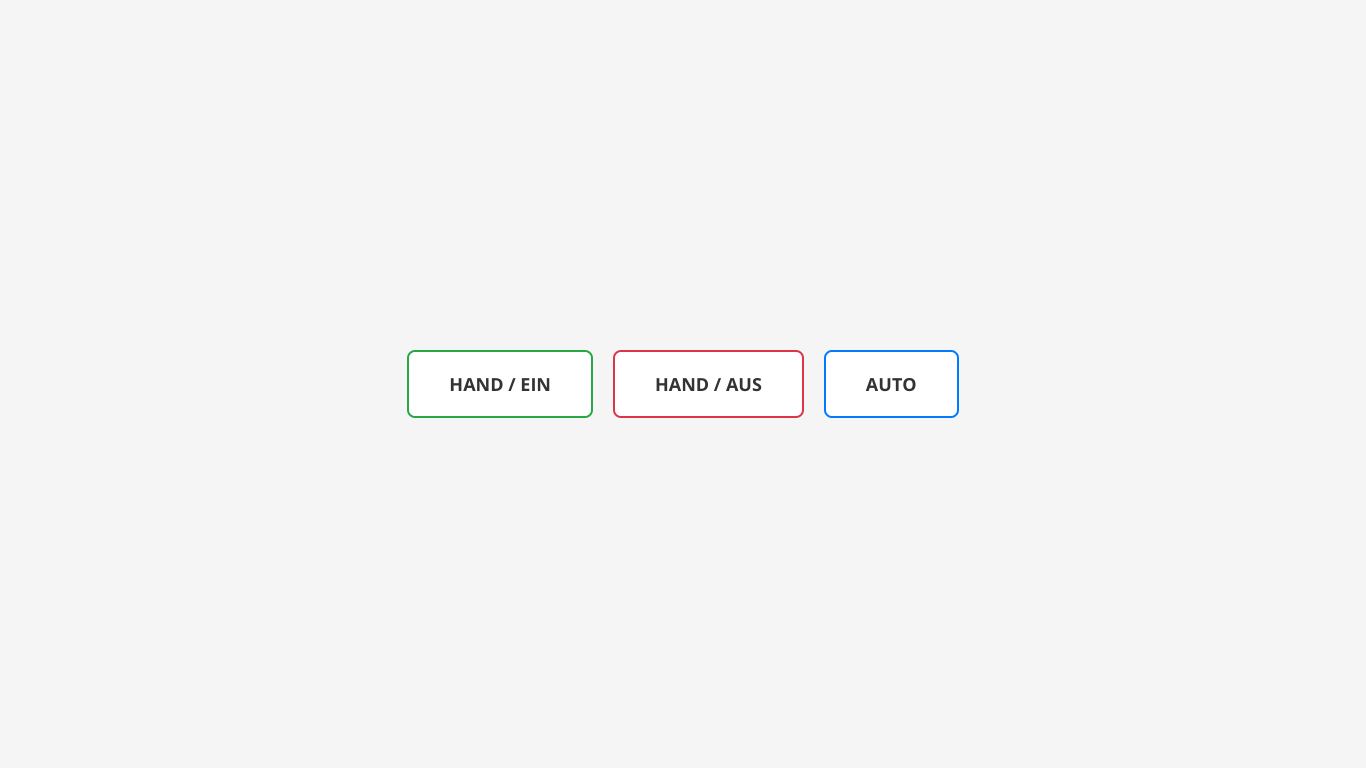 Three mode buttons for manual and auto