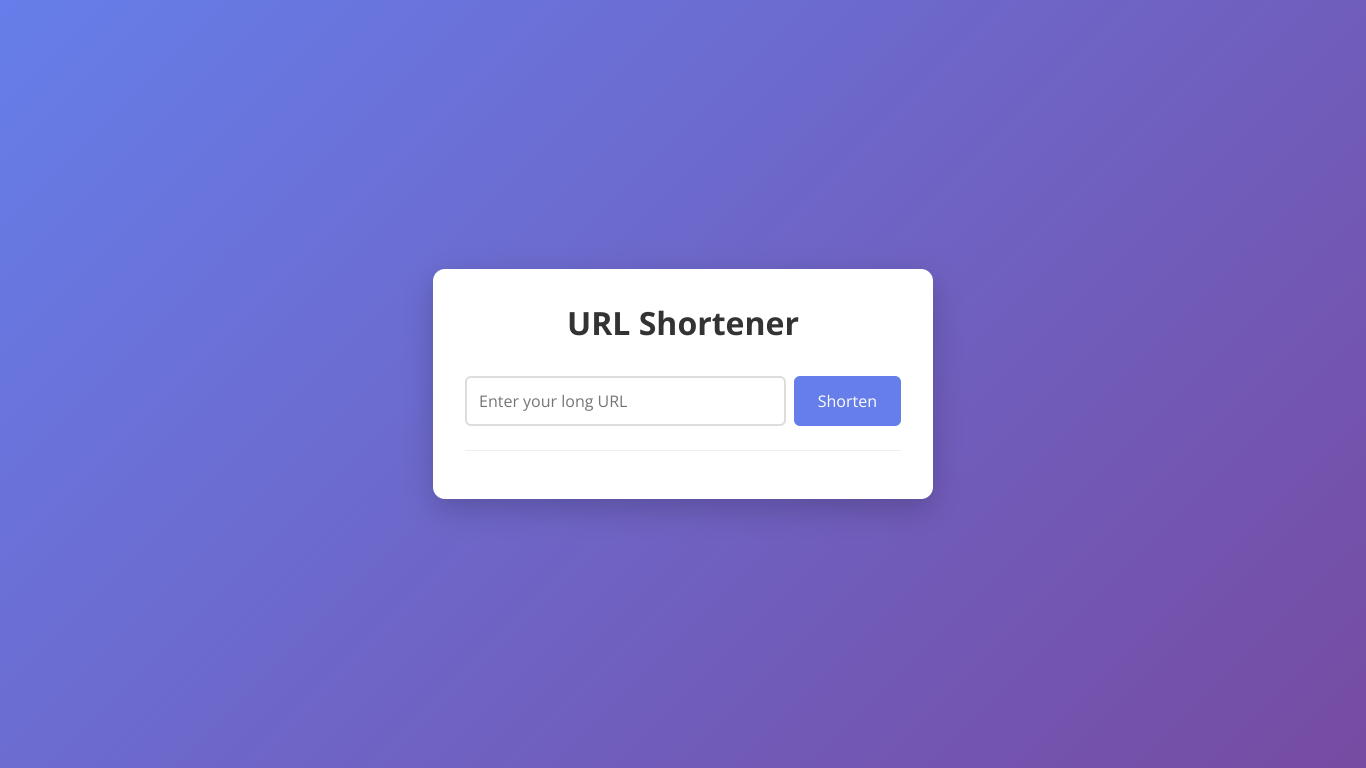 URL shortener functionality
