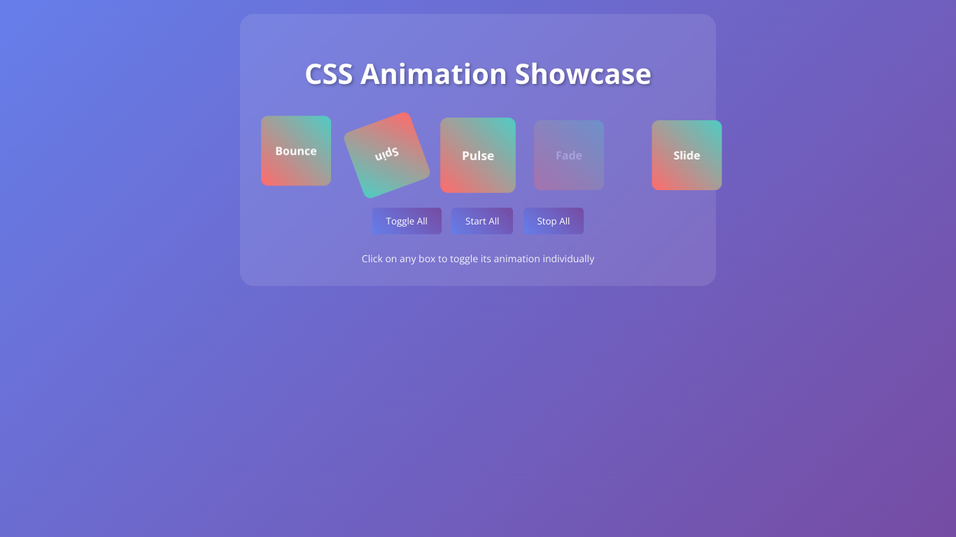 Simple html animation